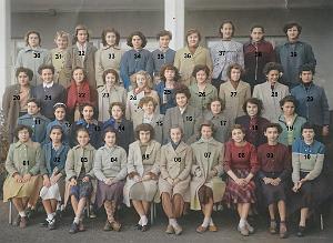 COLLEGE MODERNE DE JEUNES FILLES 1953 5 EME 4